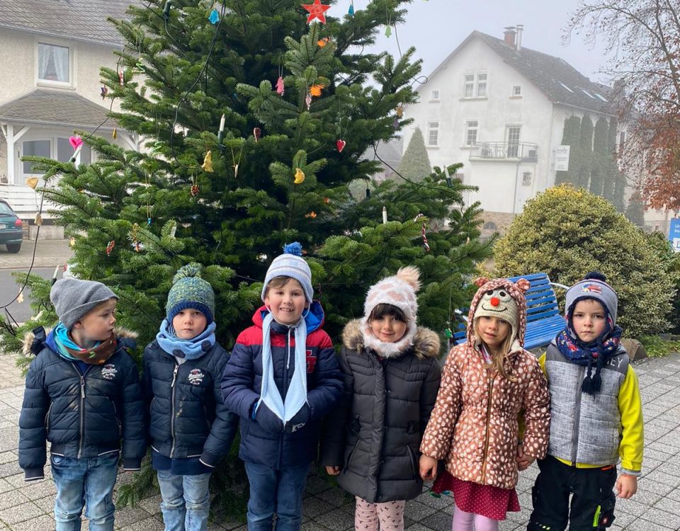 Weihnachtsbaum schmücken Voba